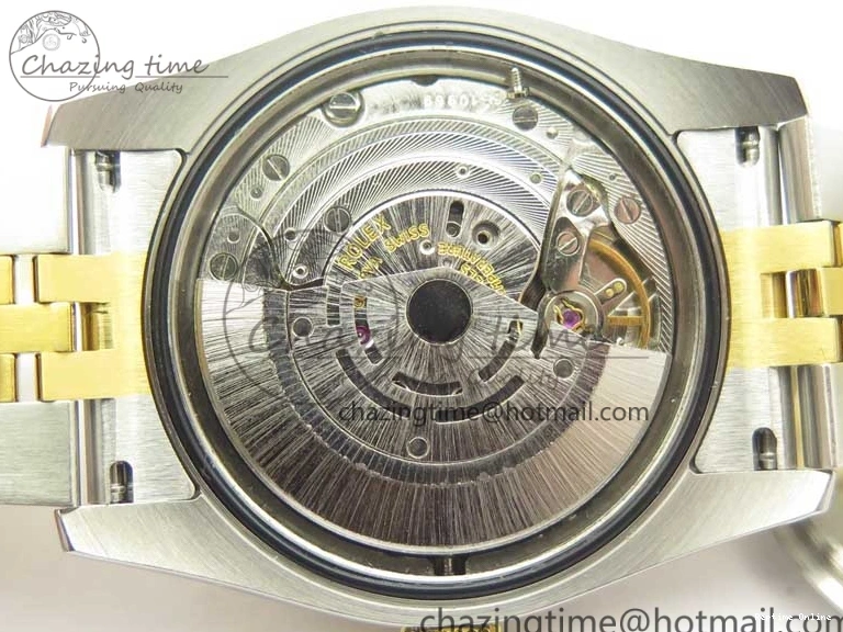 0413 DateJust 36 SS YG 126233 ARF 1:1 Best Edition Black Dial Stick Markers on SS YG Jubilee Bracelet SH ModernLook 3432